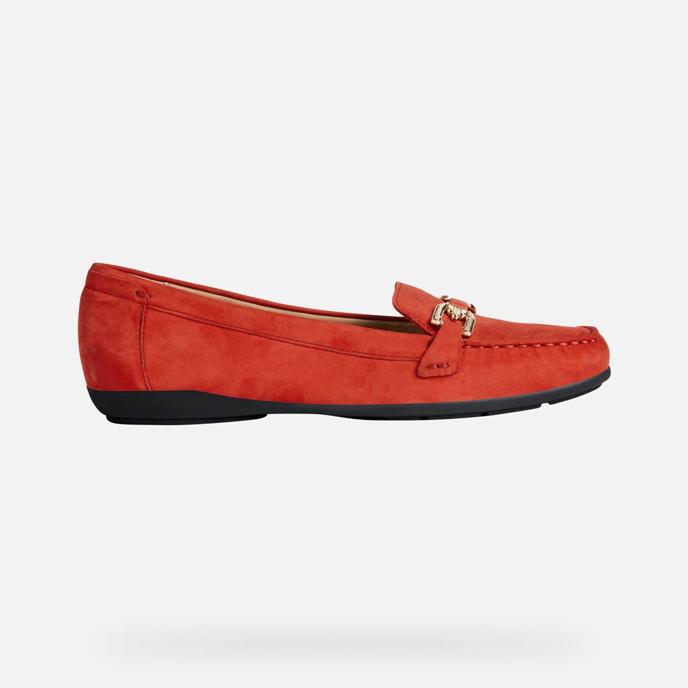 Geox Bayan Loafers Kırmızı - Annytah - ANT-739402